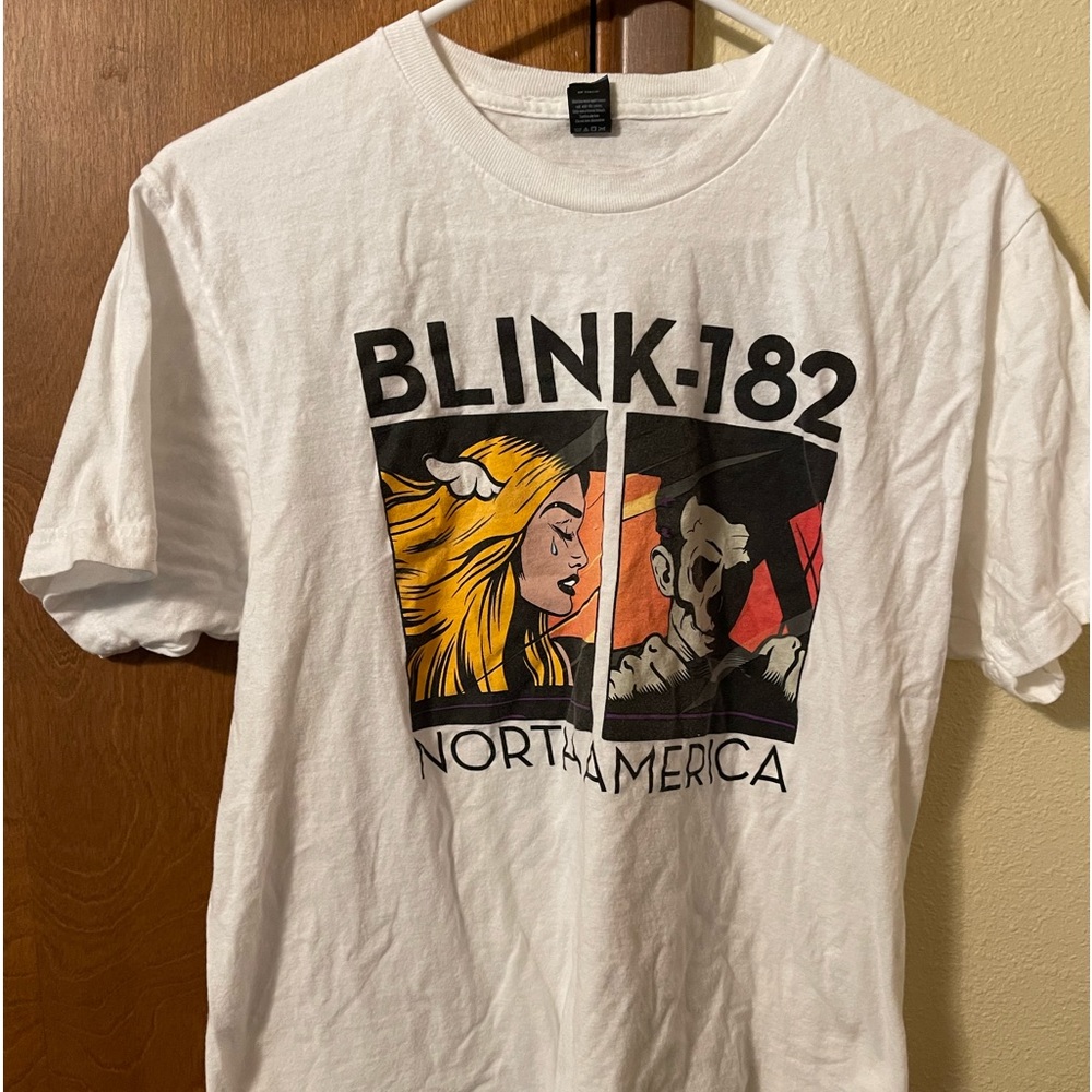 Blink-182 California North America Tour 2016 Shirt Large L Men's White